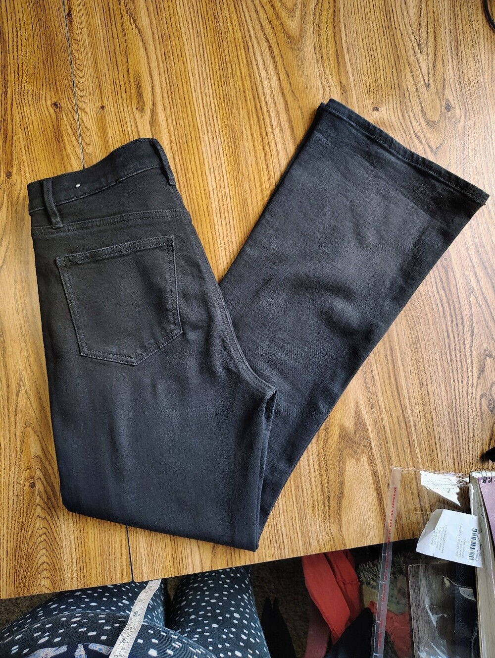 Ann Taylor The Boot Cut High Rise Women's Denim Jeans Black Stretch sz 8. - Picture 6 of 16